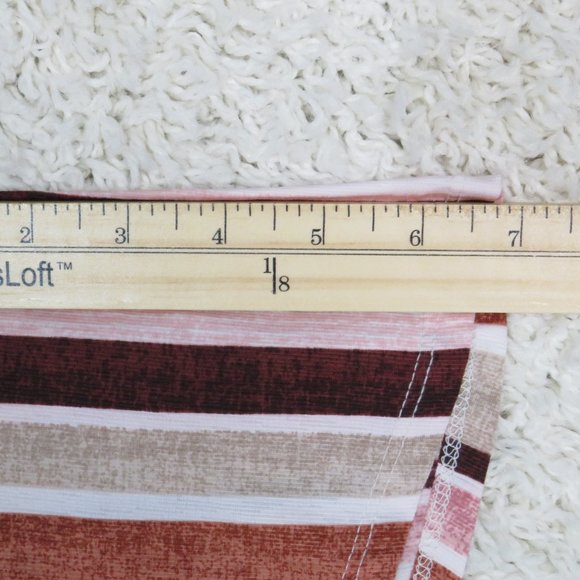 NAIF*‎ Women's Cold Shoulder Keyhole Front/Back Curved Hem Pullover Blouse~Large - Picture 8 of 10